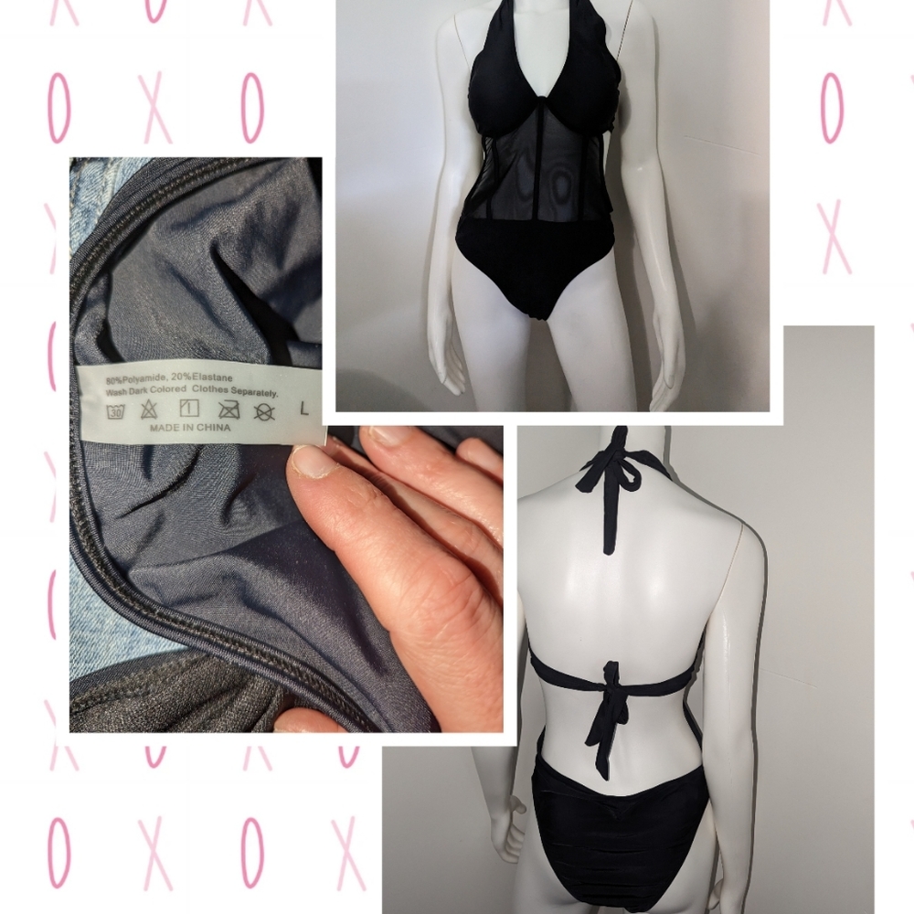Woman's 1 piece large bathing suit